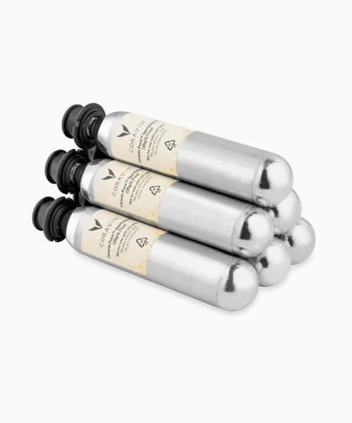 CORAVIN SPARKLING　カートリッジ2個＋炭酸ガス4本 IMG-Sparkling-Capsules-